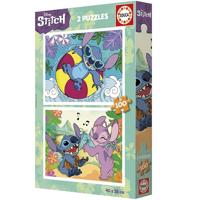 2 x 100 stukjes Disney Stitch EDUCA meerkleurig - thumbnail