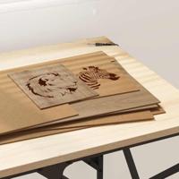 Decorpanelen 50 pcs artisanaal eikenkleurig 30 x 42 x 0.3 cm - thumbnail