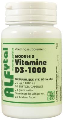 Alfytal Vitamine D3-1000 90 Softgels