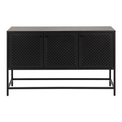 Bendt Dressoir 'Lua' zwart metaal, 125 x 75cm