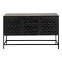 Bendt Dressoir 'Lua' zwart metaal, 125 x 75cm - thumbnail