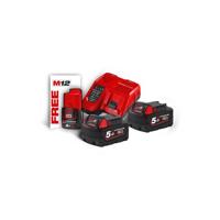 Milwaukee M18 NRG-502 Accu Starterset 18V 2x 5.0Ah - 4933459217 - thumbnail