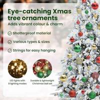 VidaXL Kunstmatige inklapbare kerstboom wit 120 cm pe en pvc - thumbnail