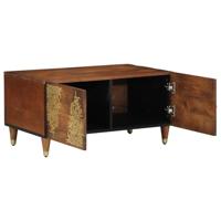 Salontafel Honingbruin 80 x 50 x 40 cm massief mangohout - thumbnail