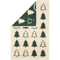 Cawö Cawo Christmas Edition 794 Fir trees Handdoek beige - thumbnail