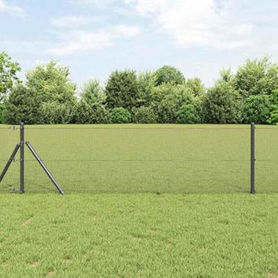 Gelaste draadhek Grijs 0.6 x 50 m