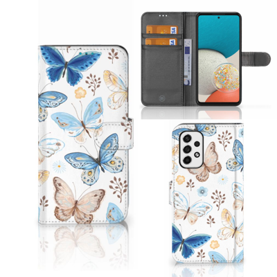 Telefoonhoesje | Met pasjeshouder | voor Samsung Galaxy A53 Vlinder