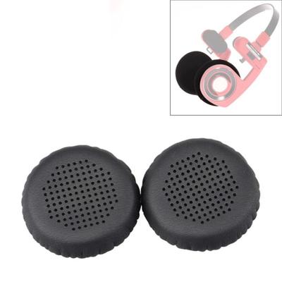 2 stuks voor KOSS PP/SP geperforeerde ventilatie versie eiwit lederen cover hoofdtelefoon beschermende cover earmuffs (zwart)
