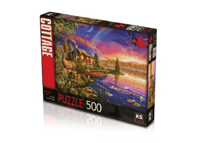Lakeside Cabin legpuzzel 500 stukjes Lakeside Cabin legpuzzel 500 stukjes
