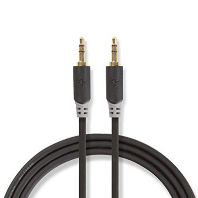 Nedis cabp22000at20 stereo audiokabel 3,5 mm male - 3,5 mm male 2,0 m antraciet