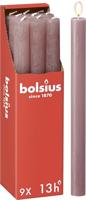 Bolsius rustiek tafelkaars roze - thumbnail
