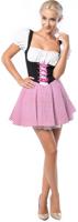 Dirndl Eva Roze/Bruin Kort - thumbnail