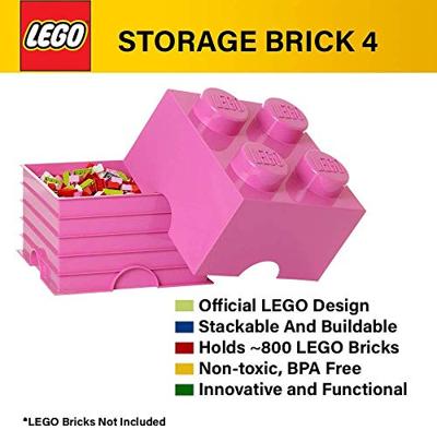 Room Copenhagen LEGO Storage Brick 4 Zwart opbergdoos - thumbnail