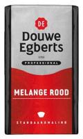 Koffie douwe egberts snelfilter melange rood 250gr | 24 stuks - thumbnail