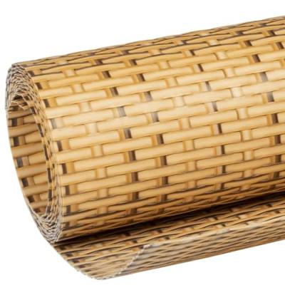 VidaXL Balkonscherm 400x80 cm poly rattan lichtbruin