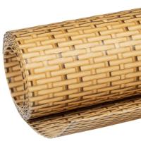 VidaXL Balkonscherm 400x80 cm poly rattan lichtbruin - thumbnail