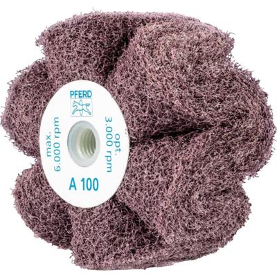 PFERD TOOLS 44642201 Polinox vliesslijpwiel PNG Ø 100 x 50 mm schroefdraad M14 A 100 voor fijnslijpen & finish 100 mm 5 stuk(s)