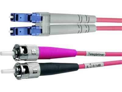 Telegärtner L00893A0027 Glasvezel Aansluitkabel [1x ST-stekker - 1x LC-stekker] 50/125 µ Multimode OM3 5.00 m