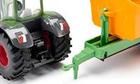 Siku 1989 Fendt tractor met haakarm trailer 1:50 - thumbnail