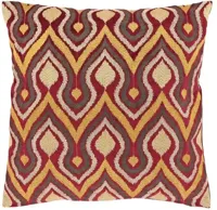 Unique Living kussen bella 45 x 45 cm rood mix - thumbnail