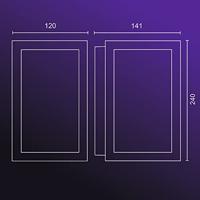 Philips Muurlamp vierkantHue Impress 24volt zwart - 1745930P7 - thumbnail