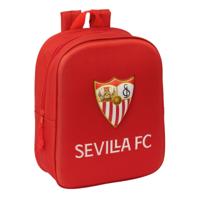 Schoolrugzak Sevilla Fútbol Club Rood 22 x 27 x 10 cm 3D - thumbnail