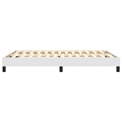 Boxspringframe kunstleer wit 140x200 cm Boxspringframe kunstleer wit 140x200 cm