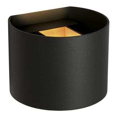 Lucide AXI - Wandspot / Wandlamp Badkamer - LED - 2x3,5W 2700K - IP54 - Verstelbare stralingshoek - Zwart