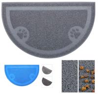 Nobleza Kattenbakmat - Placemat - Rubber - Half rond - 36x59 cm - thumbnail