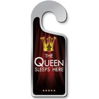 Deurhanger &apos;The Queen Sleeps Here&apos; - thumbnail