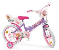 Kinderfiets 16" Paw Patrol Paars 1680 Meisje TOIMSA - thumbnail