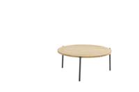 Yoga Coffee Tafel Natural Teak Antracite dia. 90 cm 4SO - 4so - thumbnail