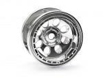 Rock 8 bead lock wheel chrome (55x36mm/2pcs) - thumbnail