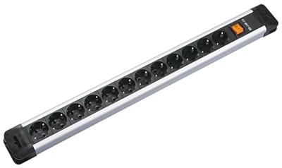 Bachmann 330.103 Stekkerdoos met schakelaar Zilver, Zwart Randaarde stekker 1 stuk(s) Bachmann 330.103 Stekkerdoos met schakelaar Zilver, Zwart Randaarde stekker 1 stuk(s)