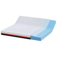 Matrassen Wit, Grijs 180 x 200 cm 100% polyester jacquard stof - thumbnail