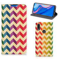 Huawei P Smart Z Hoesje met Magneet Zigzag Multi Color - thumbnail
