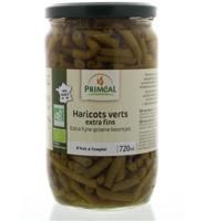 Primeal Haricots verts sperziebonen extra fijn bio 660 Gram - thumbnail