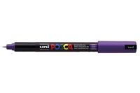 Uni Posca marker pc-1mr paars - extra fine 0,7mm - thumbnail