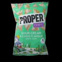 Proper Chips Chips sour cream & chive flavour 85 Gram - thumbnail