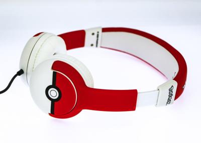 OTL Technologies Pokémon Pokéball Hoofdtelefoons Bedraad Hoofdband Muziek Zwart, Rood, Wit