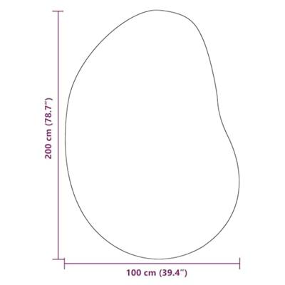 Tapijt Grijs 100 x 200 cm Polyester