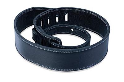 Levys Leathers M17SS-BLK lederen gitaarband zwart Levys Leathers M17SS-BLK lederen gitaarband zwart