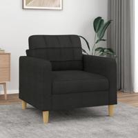 Fauteuil 60 cm stof zwart - thumbnail