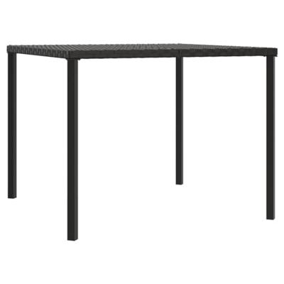 2-delige Tuinset met kussens poly rattan grijs