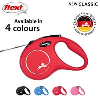 Leiband Flexi Classic Cord S Rood 5 meter - thumbnail