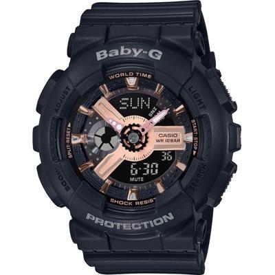 Casio BABY-G BA-110 Series Analog-Digital Watch BA-110RG-1A - Black Casio BABY-G BA-110 Series Analog-Digital Watch BA-110RG-1A - Black