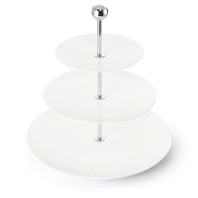 DIBBERN - White Pure - Etagere 3laags 16-21-28cm DIBBERN - White Pure - Etagere 3laags 16-21-28cm