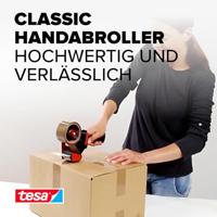 tesa Tapedispenser Blauw, Rood Rolbreedte (max.): 50 mm Rollengte (max.) 66 m Met reminrichting, Mes verwisselbaar - thumbnail