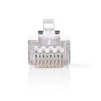 Netwerkconnector | RJ45 Male - Voor Solid Cat6 U/FTP-Kabels | 10 Stuks | Metaal - thumbnail