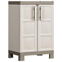 Keter Opbergkast laag Excellence 97 cm beige en taupe - thumbnail